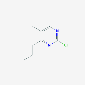 molecular formula C8H11ClN2 B12632515 2-Chloro-5-methyl-4-propylpyrimidine 