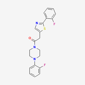 molecular formula C21H19F2N3OS B12632535 C21H19F2N3OS 