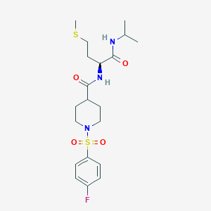 molecular formula C20H30FN3O4S2 B12632557 C20H30FN3O4S2 