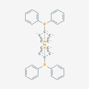 Cyclopenta-2,4-dien-1-yl(diphenyl)phosphane;iron