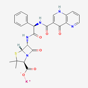 molecular formula C25H22KN5O6S B1263266 Apalcillin potassium 