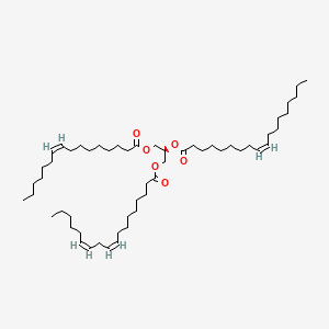 molecular formula C55H98O6 B1263275 [(2R)-1-[(Z)-hexadec-9-enoyl]oxy-3-[(9Z,12Z)-octadeca-9,12-dienoyl]oxypropan-2-yl] (Z)-octadec-9-enoate 