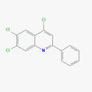 molecular formula C15H8Cl3N B12632776 4,6,7-Trichloro-2-phenylquinoline CAS No. 1189105-90-5