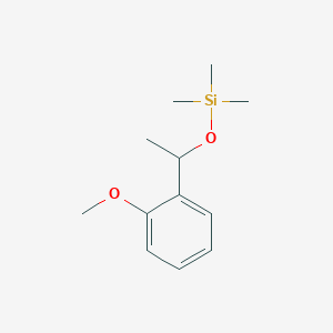 molecular formula C12H20O2Si B12632835 [1-(2-Methoxyphenyl)ethoxy](trimethyl)silane CAS No. 918940-97-3