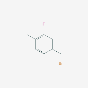 molecular formula C8H8BrF B126329 3-氟-4-甲基苄基溴 CAS No. 145075-44-1