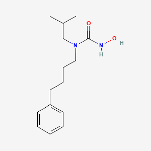 molecular formula C15H24N2O2 B12632903 N'-Hydroxy-N-(2-methylpropyl)-N-(4-phenylbutyl)urea CAS No. 919996-60-4