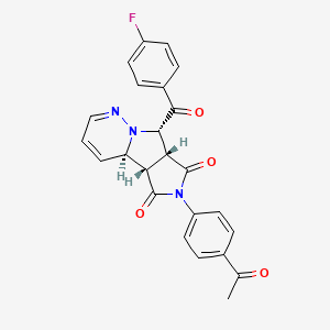 molecular formula C24H18FN3O4 B12632922 C24H18FN3O4 