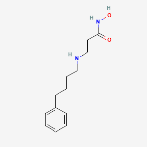 molecular formula C13H20N2O2 B12632966 N-Hydroxy-N~3~-(4-phenylbutyl)-beta-alaninamide CAS No. 919997-15-2