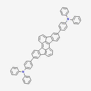 molecular formula C62H40N2 B12633006 N,N'-[Rubicene-5,12-diyldi(4,1-phenylene)]bis(N-phenylaniline) CAS No. 922185-01-1