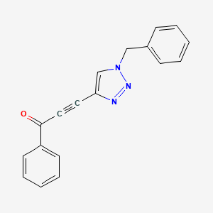 molecular formula C18H13N3O B12633022 3-(1-Benzyl-1H-1,2,3-triazol-4-yl)-1-phenylprop-2-yn-1-one CAS No. 920282-86-6
