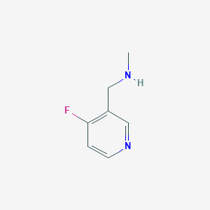 molecular formula C7H9FN2 B12633184 (4-Fluoro-pyridin-3-ylmethyl)-methyl-amine 