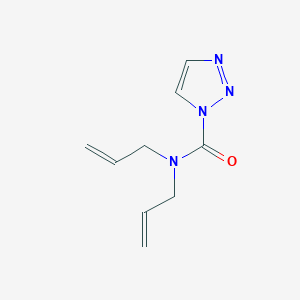 molecular formula C9H12N4O B12633254 1H-1,2,3-Triazole-1-carboxaMide, N,N-di-2-propen-1-yl- 