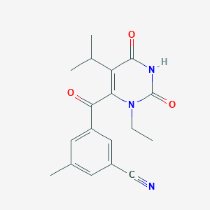 molecular formula C18H19N3O3 B1263326 Ainuovirine 