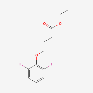 molecular formula C12H14F2O3 B12633351 Ethyl 4-(2,6-difluoro-phenoxy)butanoate 