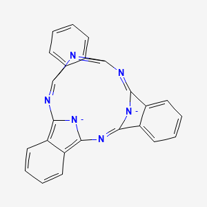 molecular formula C24H12N6-2 B1263355 Subphthalocyaninate(2-) 