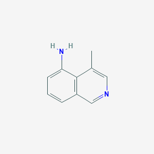 molecular formula C10H10N2 B126336 4-甲基异喹啉-5-胺 CAS No. 194032-18-3