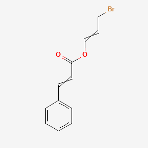 molecular formula C12H11BrO2 B12633853 3-Bromoprop-1-en-1-yl 3-phenylprop-2-enoate CAS No. 918971-08-1
