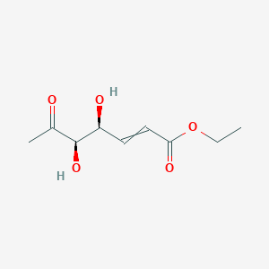 molecular formula C9H14O5 B12634074 ethyl (4S,5R)-4,5-dihydroxy-6-oxohept-2-enoate CAS No. 919090-65-6