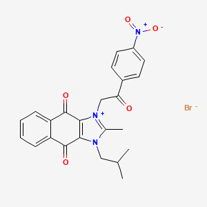 molecular formula C24H22BrN3O5 B1263409 NSC 80467 