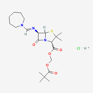molecular formula C21H34ClN3O5S B1263424 Selexid 