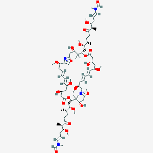 molecular formula C78H124N4O22 B1263428 Rhizopodin 