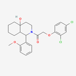 molecular formula C24H27Cl2NO4 B12634471 C24H27Cl2NO4 