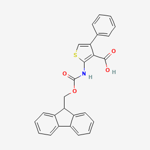 molecular formula C26H19NO4S B12634497 2-(Fmoc-amino)-4-phenylthiophene-3-carboxylic acid CAS No. 1217863-53-0
