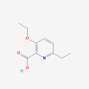 molecular formula C10H13NO3 B12634829 6-Ethyl-3-(ethyloxy)-2-pyridinecarboxylic acid 
