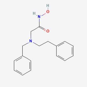 molecular formula C17H20N2O2 B12634914 N~2~-Benzyl-N-hydroxy-N~2~-(2-phenylethyl)glycinamide CAS No. 919996-46-6