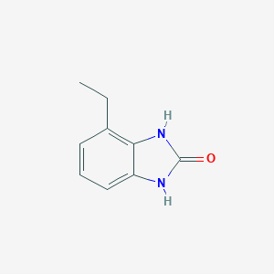 molecular formula C9H10N2O B012635 4-Ethyl-1,3-dihydro-2h-benzimidazol-2-one CAS No. 102308-69-0