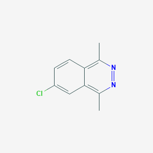molecular formula C10H9ClN2 B12635120 6-Chloro-1,4-dimethylphthalazine 