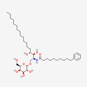 1-O-(alpha-D-galactopyranosyl)-N-(10-phenyldecanoyl)phytosphingosine
