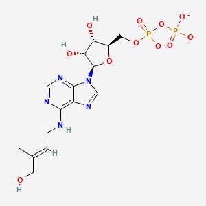 9-Ribosyl-trans-zeatin 5'-diphosphate(3-)