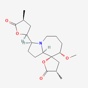 molecular formula C19H29NO5 B1263532 Stemonidine CAS No. 66267-46-7