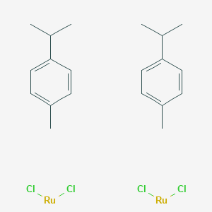 molecular formula C20H28Cl4Ru2 B126355 二氯（对伞花烃）钌（II）二聚体 CAS No. 52462-29-0