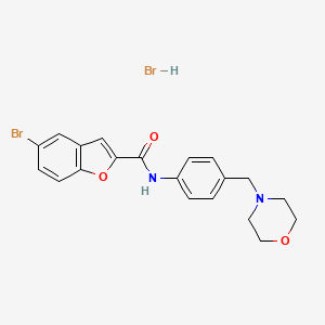 molecular formula C20H20Br2N2O3 B12635602 C20H20Br2N2O3 