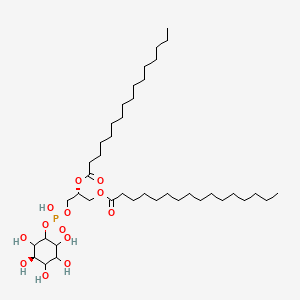 molecular formula C41H79O13P B1263576 Dipalmitoyl phosphatidylinositol 