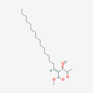 molecular formula C22H40O4 B1263579 Secosubamolide A 