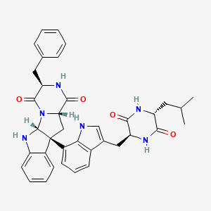 molecular formula C37H38N6O4 B1263590 pestalazine A 