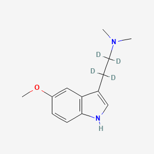molecular formula C13H18N2O B1263591 [2H4]-5-MeO-DMT 