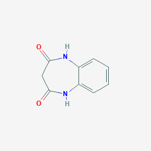 molecular formula C9H8N2O2 B126361 1H-1,5-Benzodiazepine-2,4(3H,5H)-dione CAS No. 49799-48-6