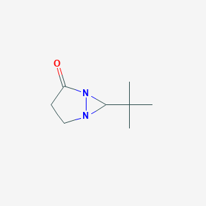 molecular formula C8H14N2O B12636401 6-tert-Butyl-1,5-diazabicyclo[3.1.0]hexan-2-one CAS No. 919802-93-0