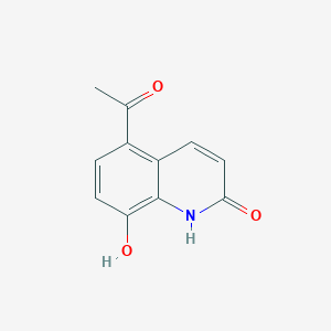 5-acetyl-8-hydroxy-1H-quinolin-2-one