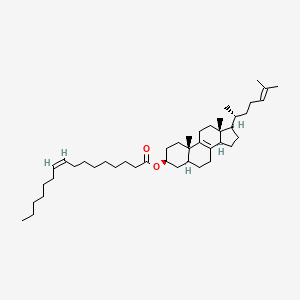 molecular formula C43H72O2 B1263650 Zymosteryl palmitoleate 