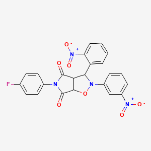 molecular formula C23H15FN4O7 B12636553 C23H15FN4O7 
