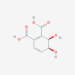 molecular formula C8H8O6 B1263657 邻苯二甲酸 3,4-顺式二羟基 