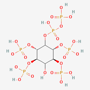 molecular formula C6H18O24P6 B1263658 5-Diphospho-myo-inositol 1,3,4,6-tetrakisphosphate 