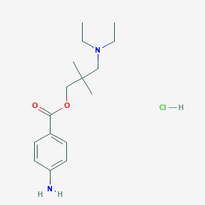 molecular formula C16H27ClN2O2 B126371 Dimethocaine hydrochloride CAS No. 553-63-9