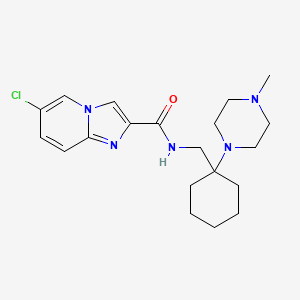 molecular formula C20H28ClN5O B12637110 C20H28ClN5O 