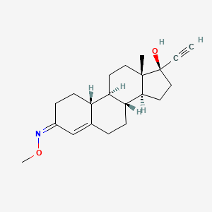 molecular formula C21H29NO2 B1263718 Norethisterone-3-methoxime CAS No. 58001-83-5